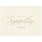 JAM Paper 5.625" x 7.875" Gold Sympathy Cards & Envelopes, 25ct.